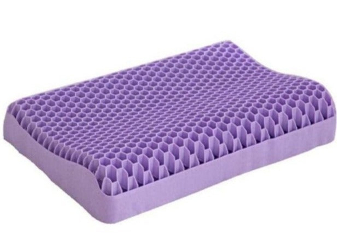 Almofada Cervical Em Forma De Favo De Mel Dor No Pescoço*