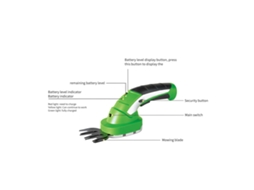 2 In 1 Cordless Grass Shears Hedge Trimmer Electric Pruning Shears