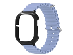 Pulseira de Relógio Ajustável com Capa Protetora para Honor Watch 4 Lavender Purple