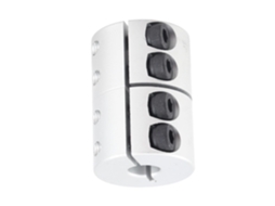 Conector De Acoplamento Eixo Rígido Em Aço Inoxidável Com Amortecimento Para Motores Passo D32l45