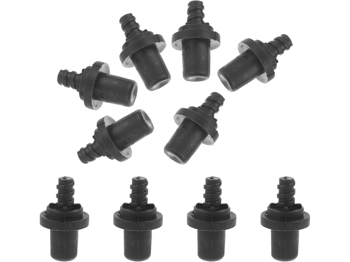 Adaptador de Cabo Escova, Plástico, 10 Peças, Rosca 16 Mm para Escovas Vaso Sanitário, Reposição CHABERLU
