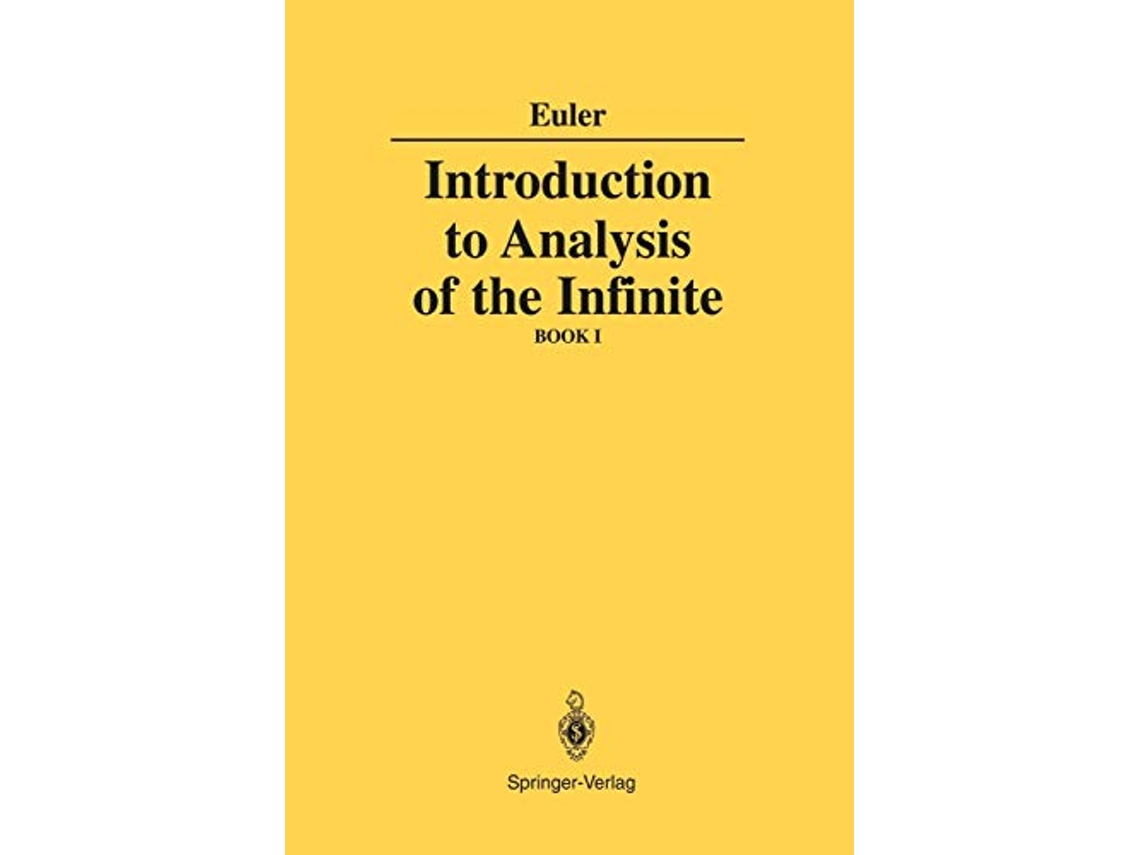 Livro Introduction to Analysis of the Infinite Book I de Leonhard Euler (Inglês)