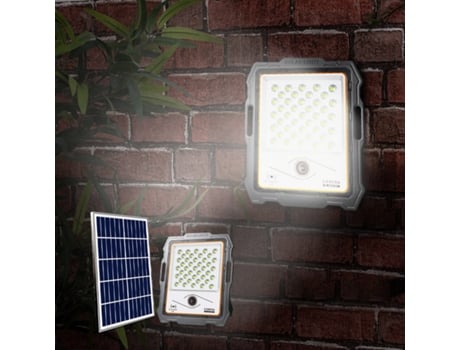 Farol LED 100W painel solar câmera wi-fi 2000 lumens Conspicio M