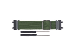 Pulseira De Relógio Trançada Elástica Para Amazfit Active Edge A2212 Verde Od