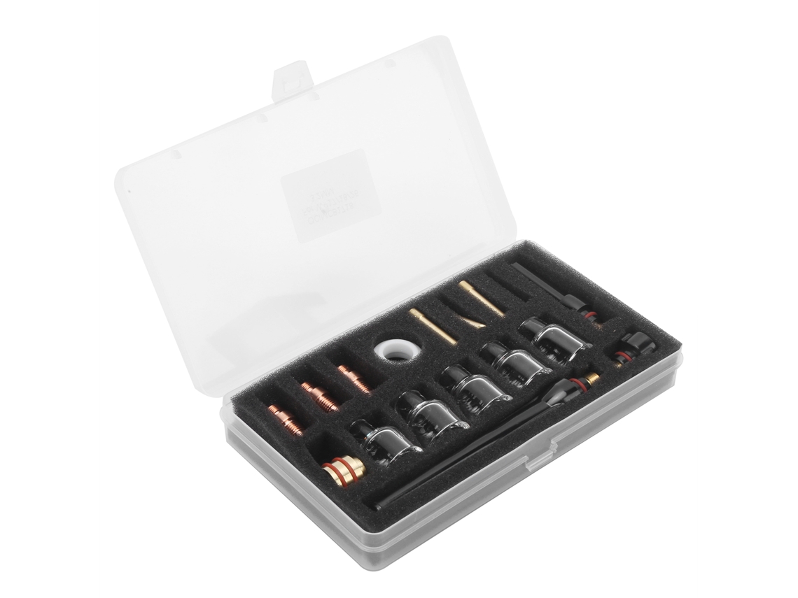 Kit De Acessórios Laxiscreed Para Soldadora Com Copo De Vidro E Suporte De Latão