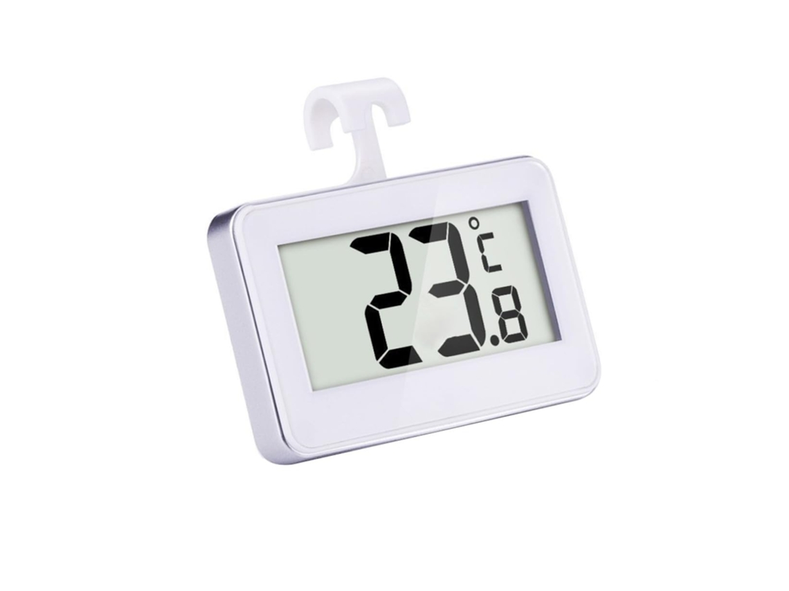 Lurelia Termómetro Analógico, Para Frigorífico E Congelador, Visor Lcd, Base Magnética, Suporte Prático, Celsius/fahrenheit, Uso Comercial