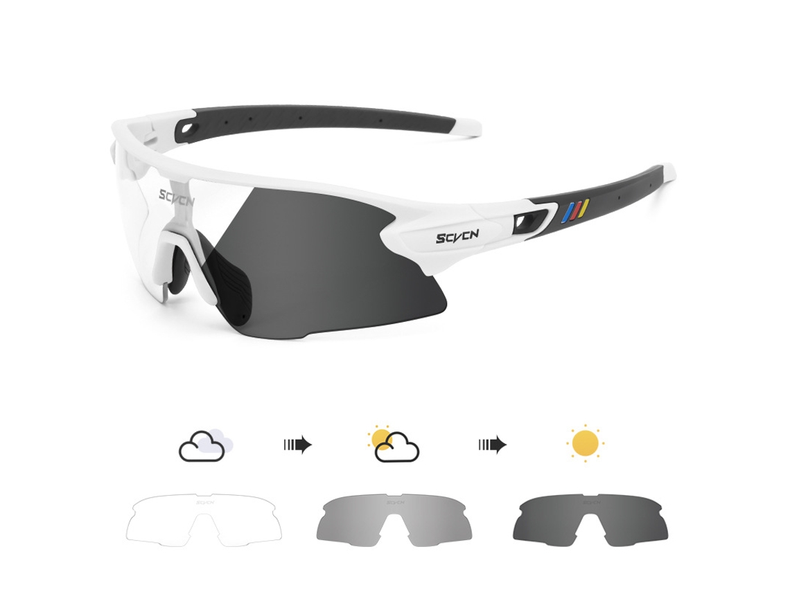 Óculos De Sol Fotocromáticos Para Ciclismo, Resistentes Ao Vento Para Bicicletas De Estrada, Óculos De Grau Para Corrida.