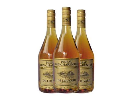 Conhaque UNICOGNAC Louvard Blanc Pineau des Charentes (0.75 L - 3 Unidades)