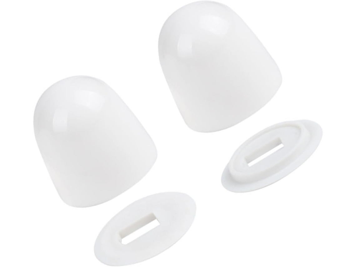 Tampas De Encaixe Fusos Vaso Sanitário, Capas Plásticas De 1, 45 Polegadas Fusos De Vaso Sanitário Com
