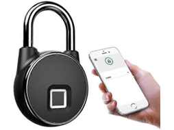 Cadeado Inteligente Bluetooth À Prova D'água Sem Chave Com Impressão Digital