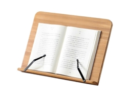 Estante dobrável para casa e estudo, suporte ajustável para tablet e livros de receitas, ideal para leitura e estudo. F0 Slowmoose