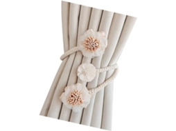Alça De Cortina Ajustável Em Formato De Flor Artificial Artística Para Decoração De Casa, Janela
