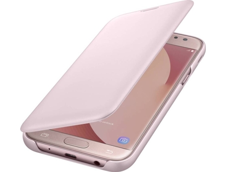 Capa SAMSUNG Wallet Samsung Galaxy J5 2017 Rosa — Compatibilidade: Samsung Galaxy J5 2017