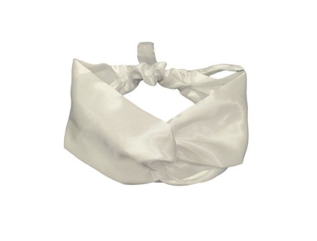 Turbante De Satén Blanco Soulta