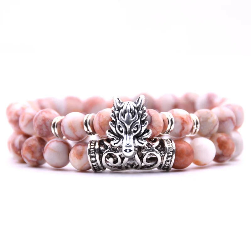 Conjunto De Pulseiras Elásticas Com Cabeça De Dragão