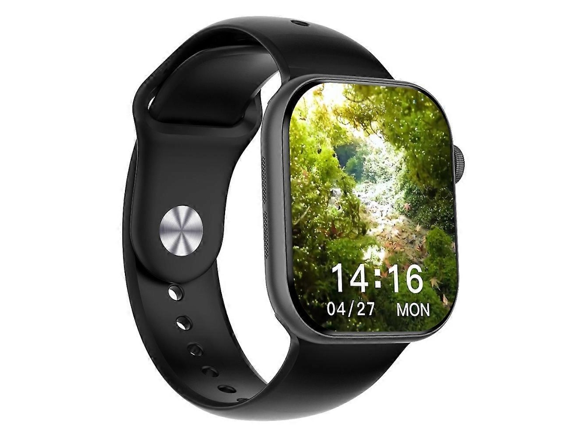 DT Watch 10s 1,96 polegadas Smartwatch à prova d'água com rastreador de atividades, preto, VONKELIOS