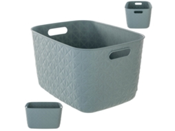 Caja Contenedor Cesta Organizador Curver Softex Caja Organización 19l Kadax