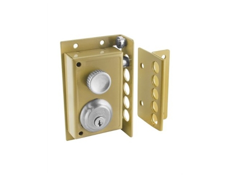 Fechadura Pintada De Ouro Inther L2240cs Direita, Inther