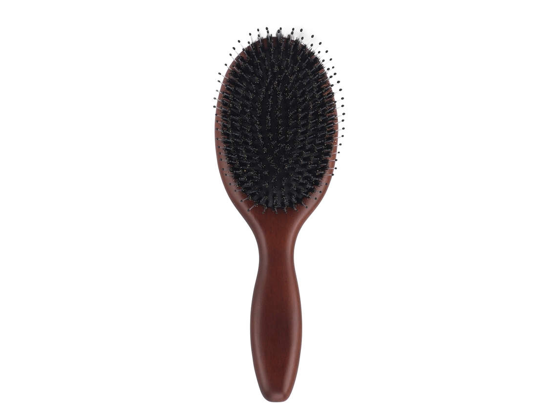 Escova De Cabelo De Pau Para Desembaraçar, Anti-estática E Massagem No Couro Cabeludo