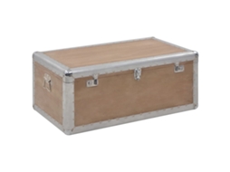 Storage Box, Storage Boxes Vidaxl Marrom Madeira