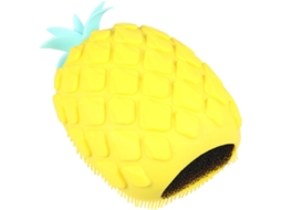 Escova De Banho Popetpop Em Silicone Formato Abacaxi, Escova Esfoliante Macia Com Esponja Interna, Limpeza Para O Corpo
