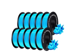 Filamento De Impressã£o 3d, Pla Ecolã³gico, Alta Resistãªncia, Ãgua Azul Oem