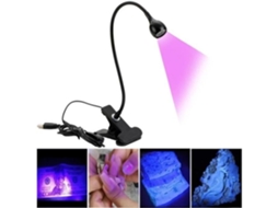 (luz Uv Roxa) Mini Lâmpada Uv Para Unhas, Secador De Gel Led Ultravioleta, Clipe Usb Para Nail Art, Diy, Dinheiro