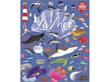 400 Stickers The Sea PICCOLIA (Idade minima recomendada: 3 anos)
