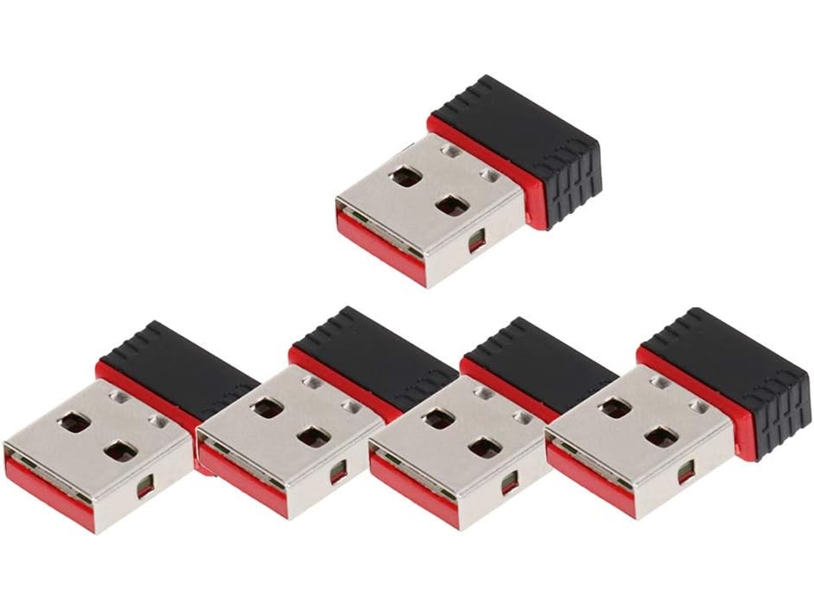 Conjunto de 5 Adaptadores USB Wireless GOKOCO