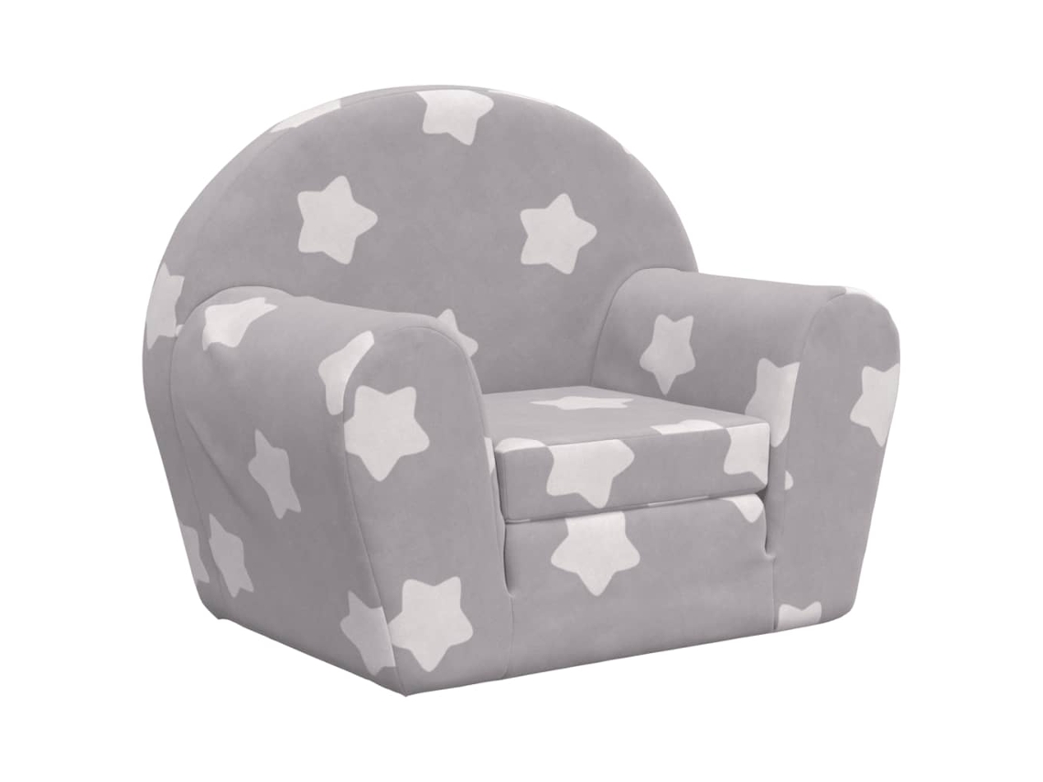 Kids' Sofa Bed, Kids' Sofa Beds Vidaxl Cinzeto Poliéster (n/a)