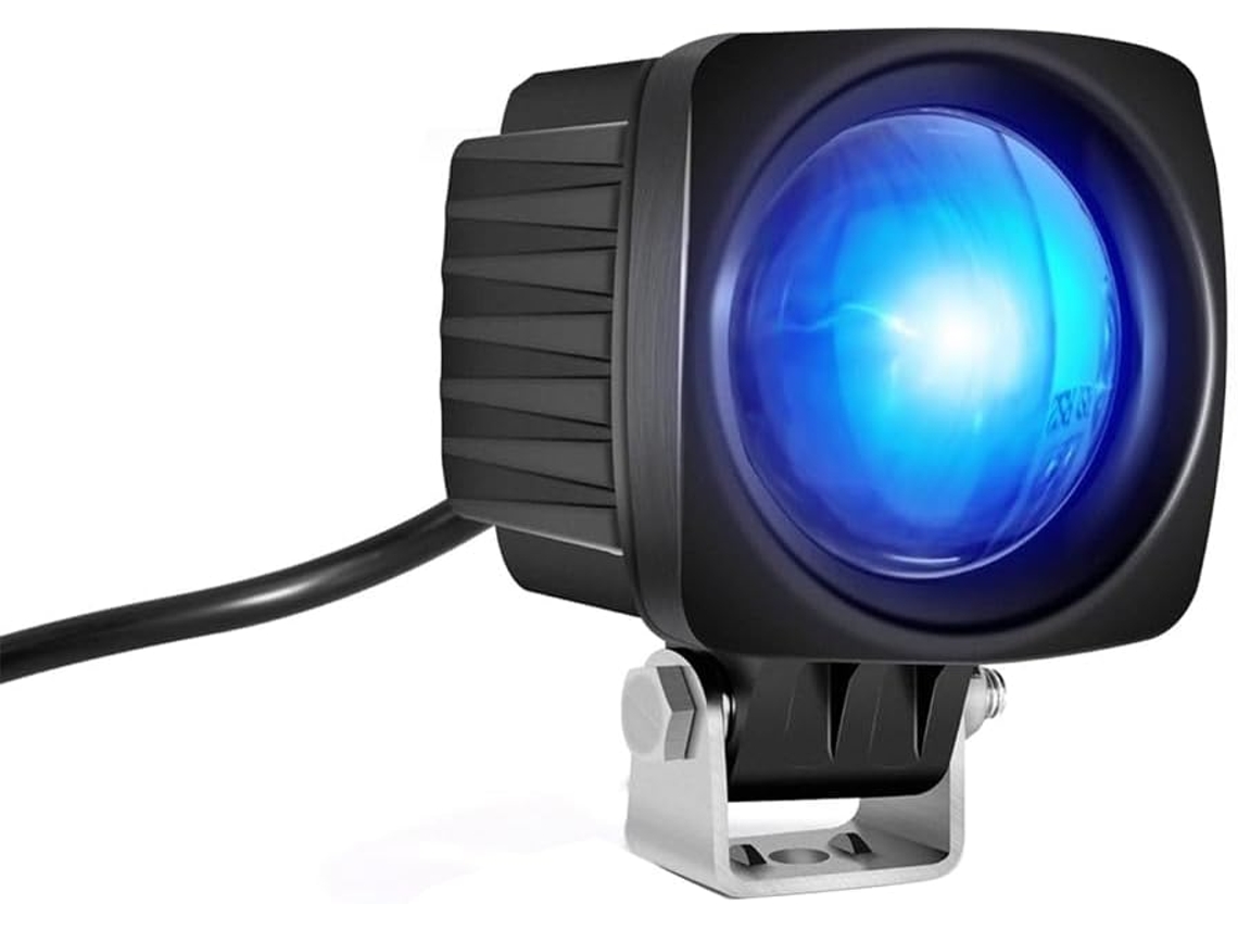 Luzes Led Quadradas Azuis Osmond 3w Dc 10-80v Para Uso De Emergência Com Empilhadeiras Em Armazéns Circulação Pedestres