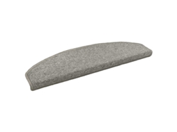 Conjunto 15 Tapetes Para Escadas Vidaxl Cinzento-claro Polipropileno (80 X 24,5 X 3,5 Cm)