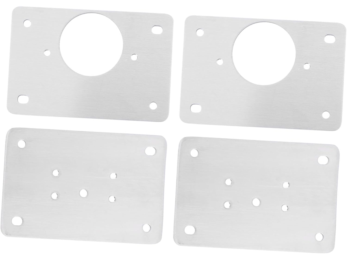Conjunto De 4 Placas Reparo Em Aço Inoxidável Para Portas Armários,