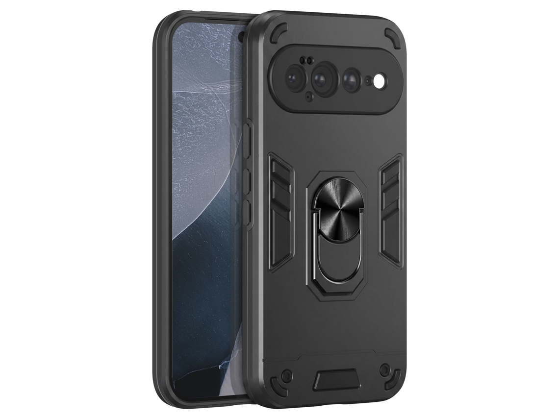 Capa Para Google Pixel 11 Pro Xl Antichoque Com Anel E Tampa De Câmera