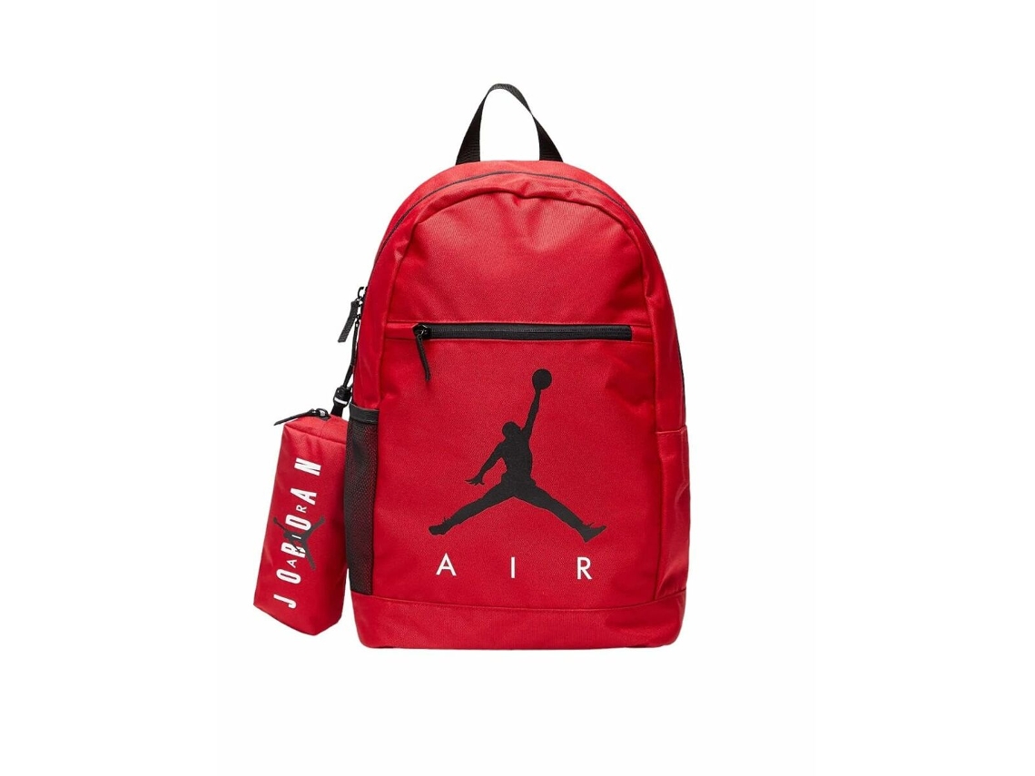 Mochila Escolar NIKE JAN AIR SCHOOL 9B0503 R78 (Vermelho - 100 % poliéster)