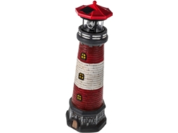 Estátua De Farol De Resina Movida A Energia Solar, Durável E À Prova Dágua, Para Decoração De Jardi Gokoco