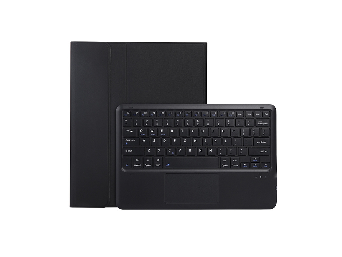 Capa de Teclado Bluetooth para Ipad Air 132024 Teclado Magic com Controlo por Toque ,português, Preto e Preto XIAOMOYU
