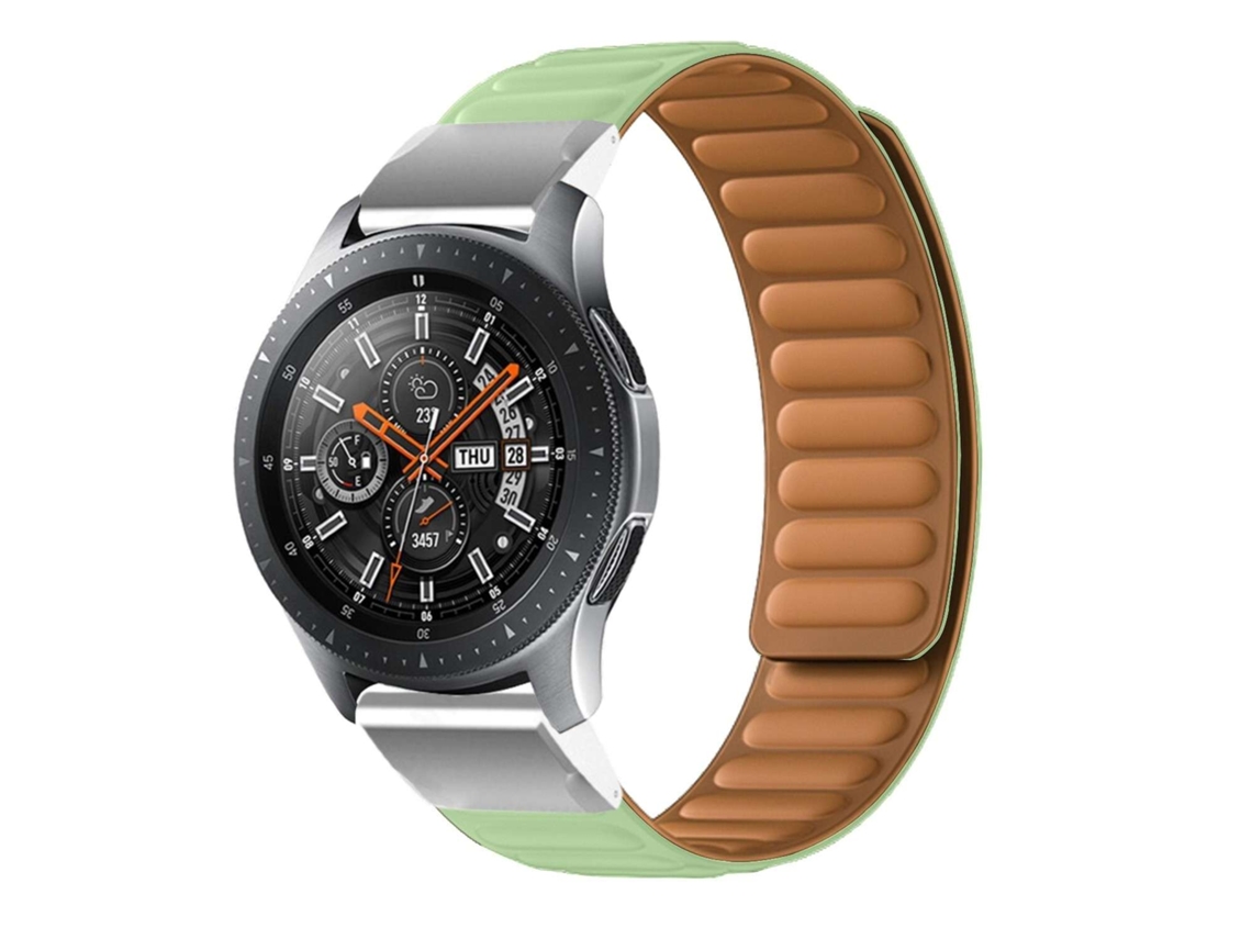 Bracelete Magnética de Forte Conexão para Garmin Instinct Crossover Solar Verde Claro