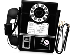 Bolsa De Ombro Feminina Em Couro Pu Com Formato Criativo De Celular E Acessório Casual.