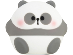 Luminária Panda, De Cabeceira Recarregável Com Sensor Toque, Em Led,