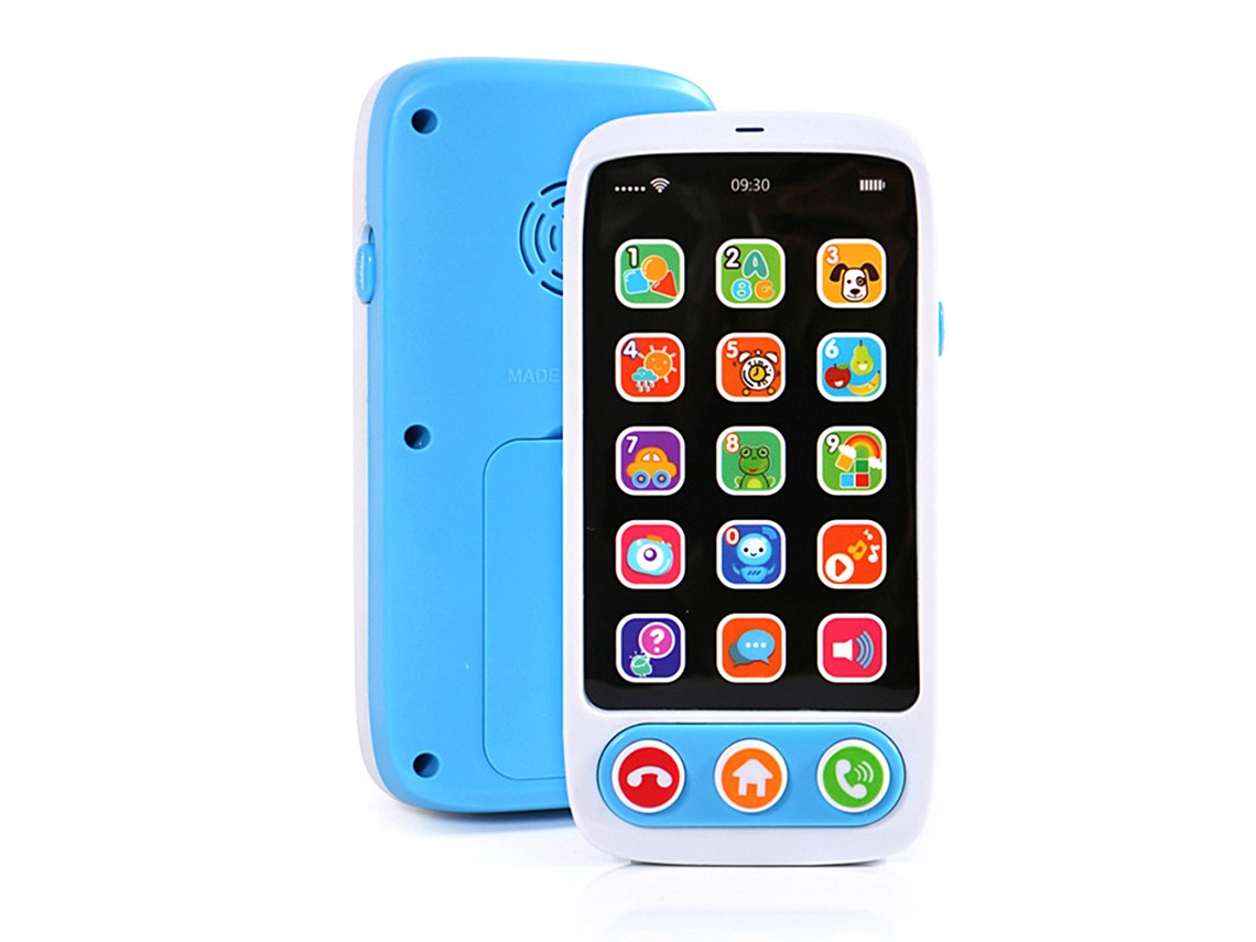 Mali brinquedo Celular com Luz e Música para Bebê Educativo Brinquedo Smartphone para Role Play