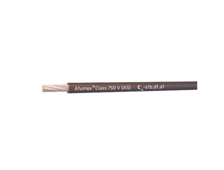 Cabo Afumex Classe H07Z1-K As 750V 1X6 Castanho Caixa de 100 Metros PRYSMIAN