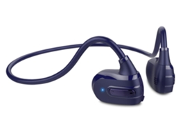 Fones Abertos Esportivos Bluetooth V5.3 com Microfone, Estéreo, Leve 13g Azul JIAPEI