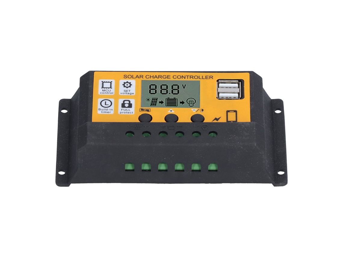 Laxiscreed Controlador De Carregamento Inteligente Para Painéis Fotovoltaicos 12v/24v
