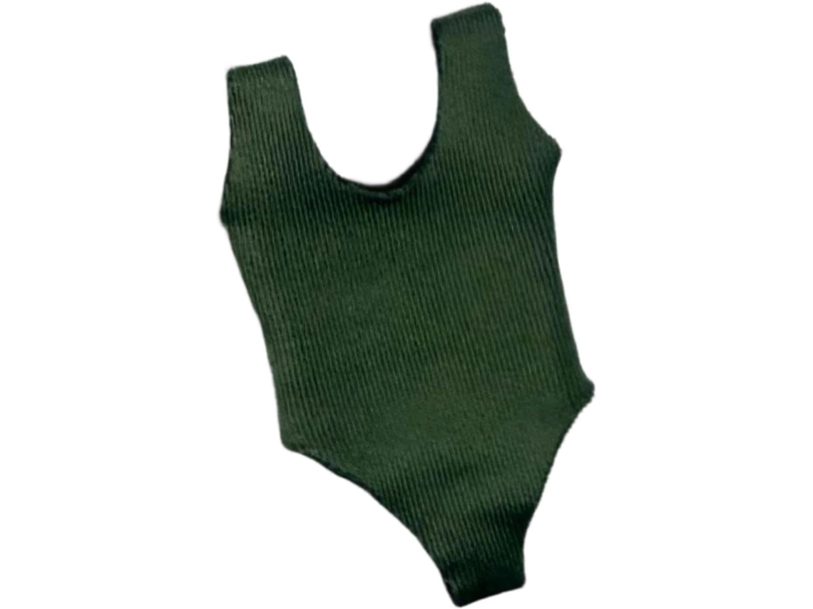 Roupas E Trajes Para Figuras De Ação Em Escala 1:12: Maiô Miniatura Moderno Para Figuras Femininas De 15cm