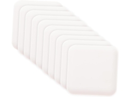 Pacote Com 10 Batentes De Porta Adesivos Para Parede - Batente Anti-impacto Para Portas De Parede