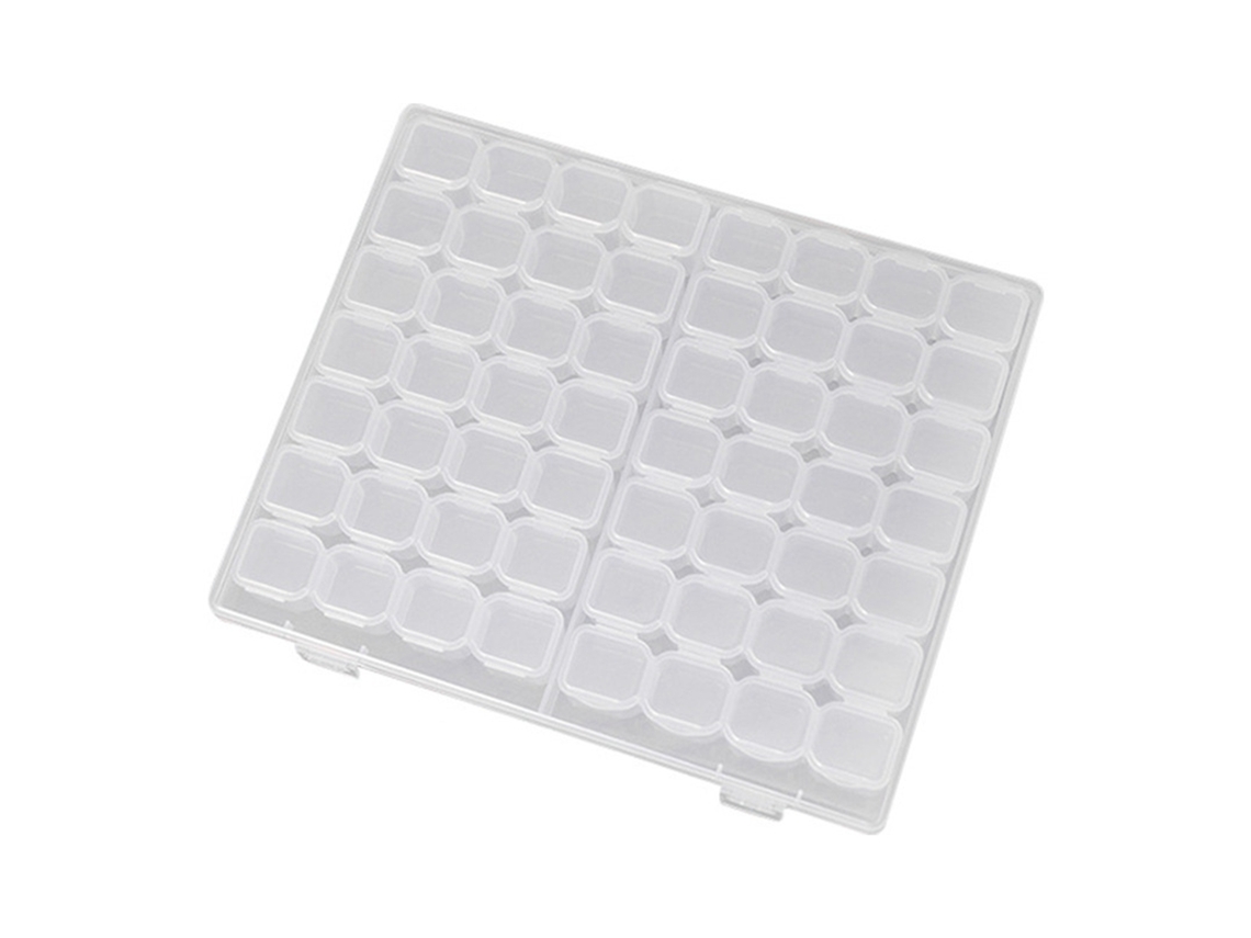 Caixa de armazenamento bordada diamante 5d S/MARCA