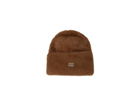 Gorro De Mulher Tommy Hilfiger Jeans Hats Tjw Heritage Fluffy Bege (tamanho Único)