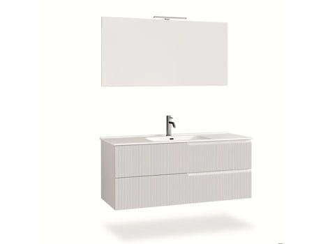 Conjunto de Banheiro de 4 Peças Venere Branco Fosco 120Cm AQA DESIGN
