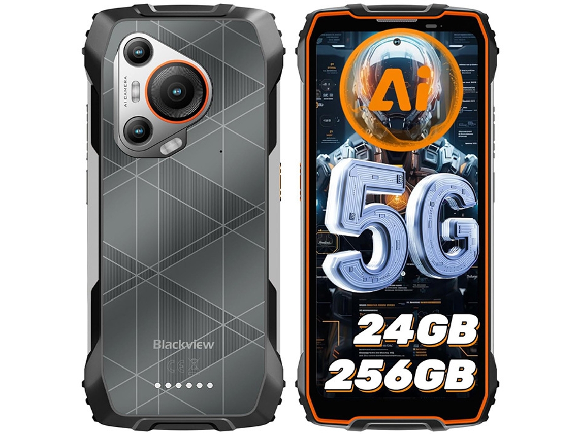 Smartphone 5G BLACKVIEW BL7000 6.78'' 24 Gb 256 Gb Laranja